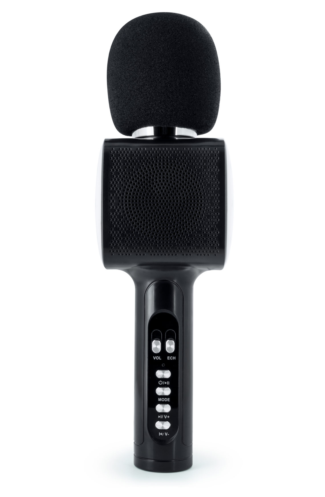 MICROPHONE KARAOKE AVEC EFFETS LUMINEUX – PARTYBTMIC2BK