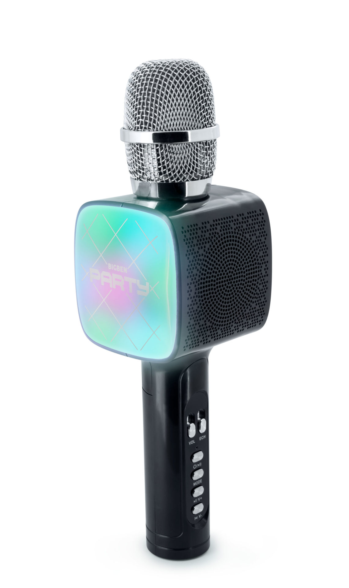 MICROPHONE KARAOKE AVEC EFFETS LUMINEUX – PARTYBTMIC2BK, Bigben - Le  Design Sonore pour tous, Audio, Thomson, Bigben Party, Bigben kids, Lumin'US, Colorlight