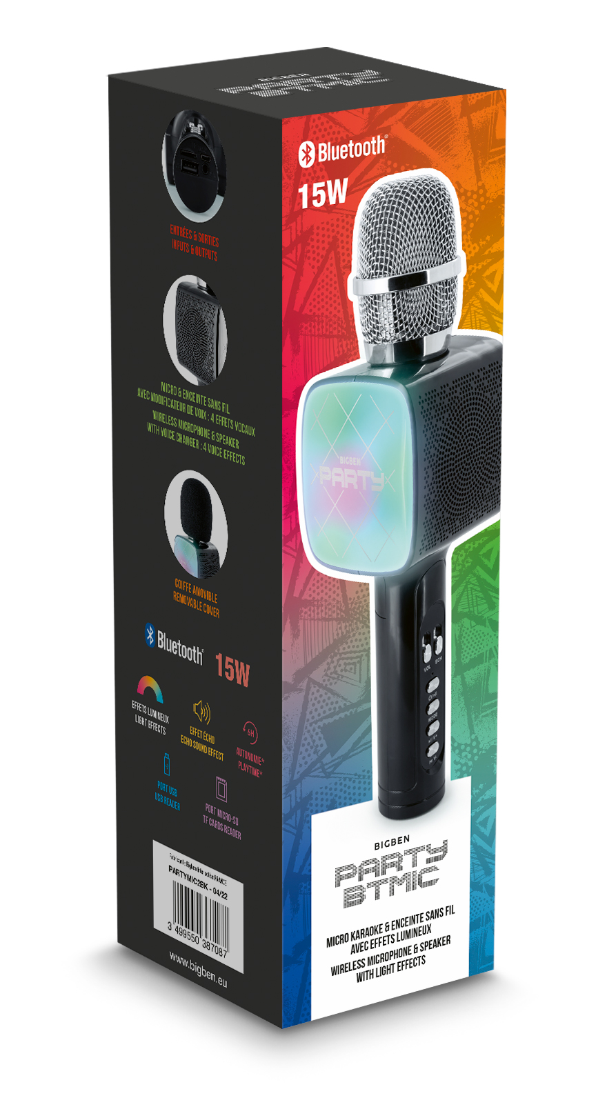 Karaoke Microphone – Wireless Microphone with Light effects