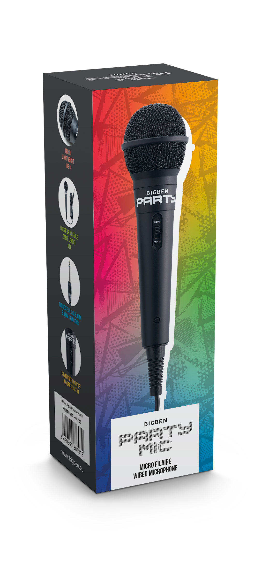 WIRED MICROPHONE – PARTYMIC BIGBEN PARTY, Bigben EN