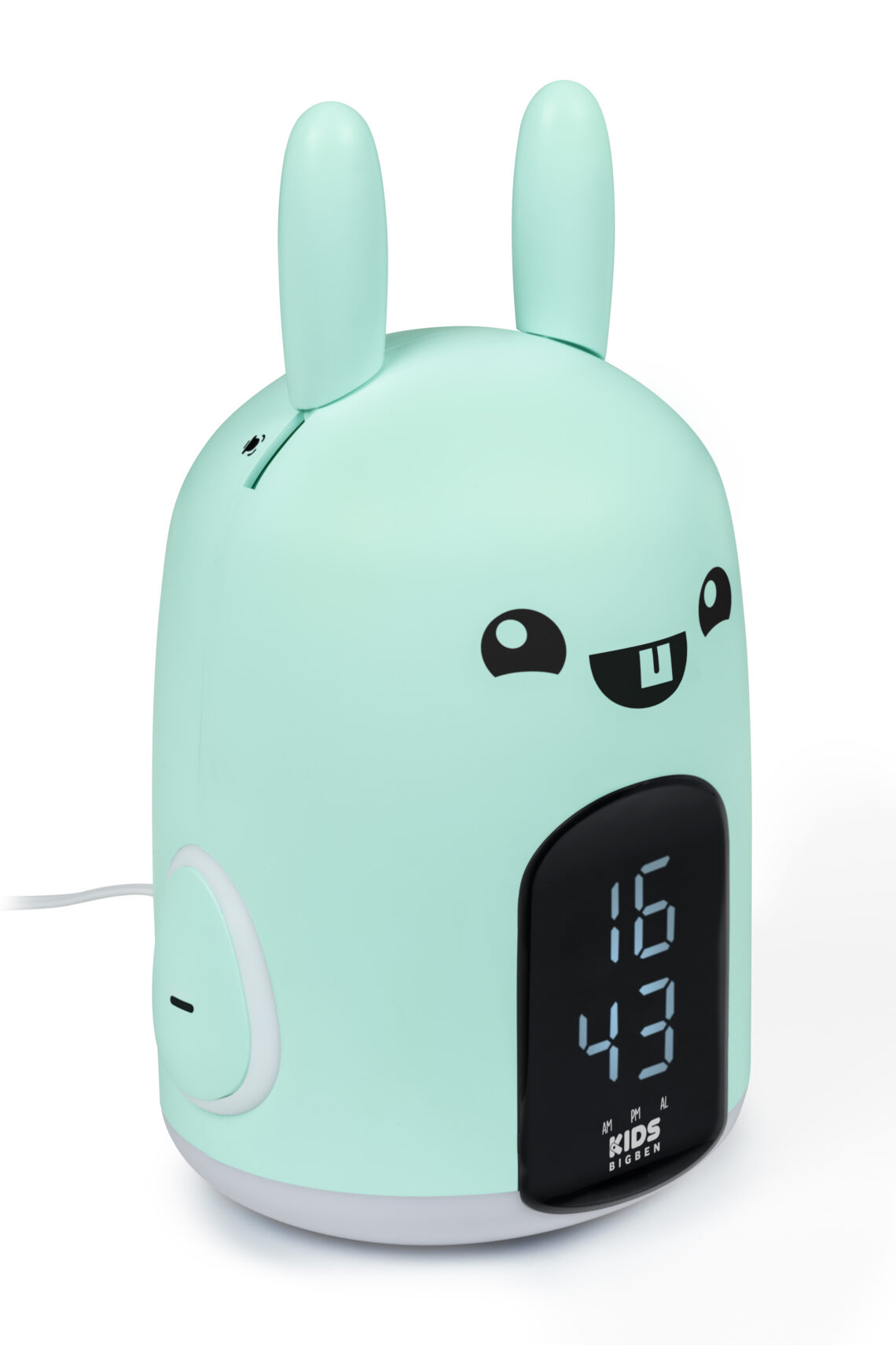 Rabbit Wake Up Lamp with Alarm Clock Green