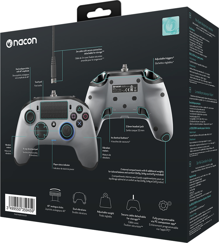Nacon Controller Nacon Revolution Ps4 Silver Rolls Technology Store Cyprus Nacon Controller Nacon Revolution Ps4 Silver Rolls Technology Store Cyprus