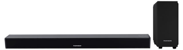 Soundbar with wireless induction* charging for mobiles and wired subwoofer SB260IBT THOMSON - Packshot